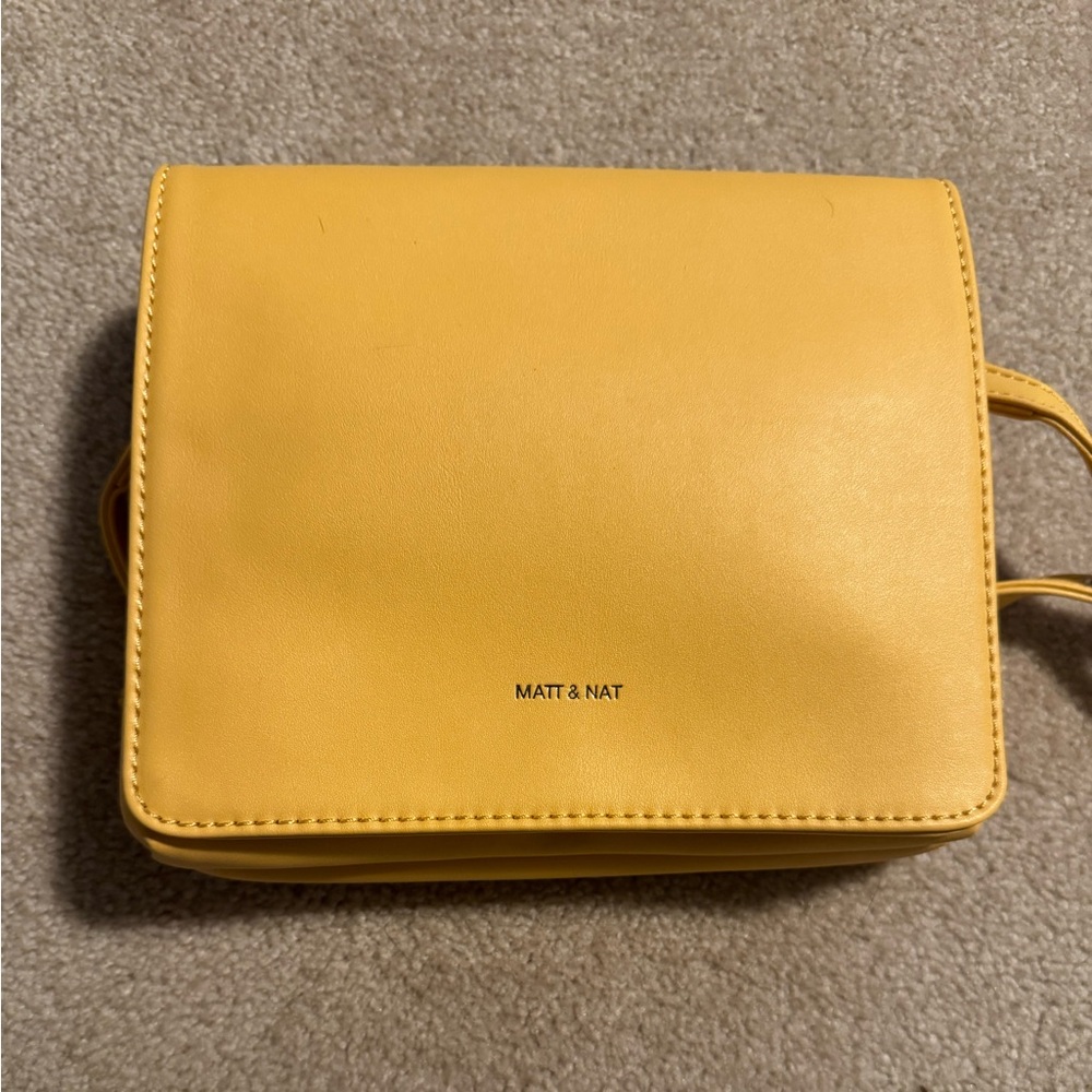 Matt & Nat NWT Mustard Small Cross Body Bag